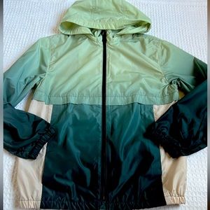 Zara 10-12 super lightweight summer color block dip die windbreaker multicolor